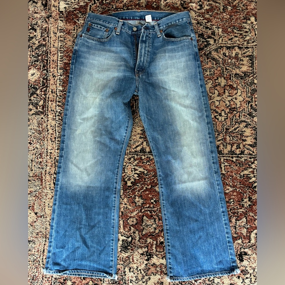 Abercrombie & Fitch Men's Blue Bootcut Jeans